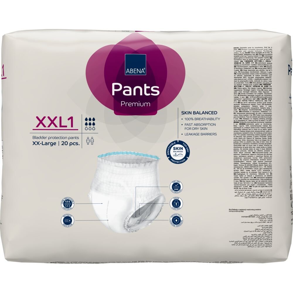 ABENA Pants Premium XXL1 Bariatric - 20 Pack - Discount Medical
