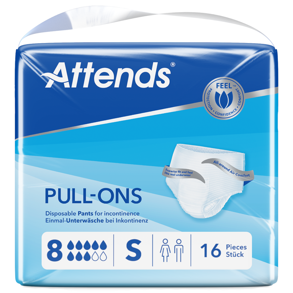 Attends Pull-Ons 8S - 16 Pack