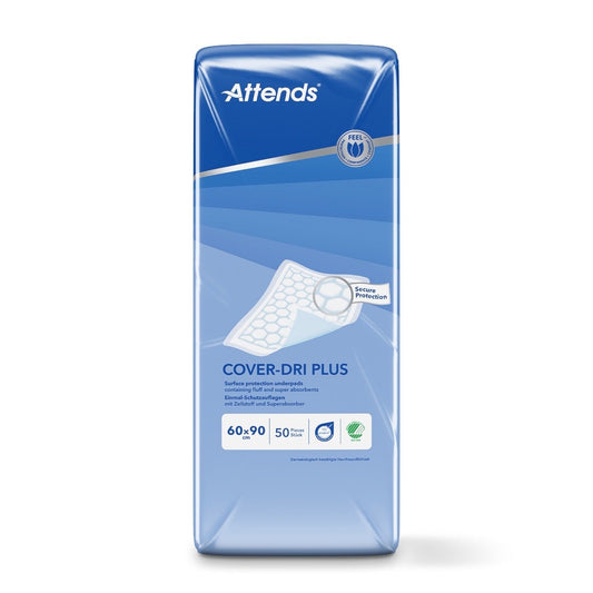 Attends Cover - Dri PLUS 60 x 90 cm Disposable Bed Pads - 50 pack - Discount Medical