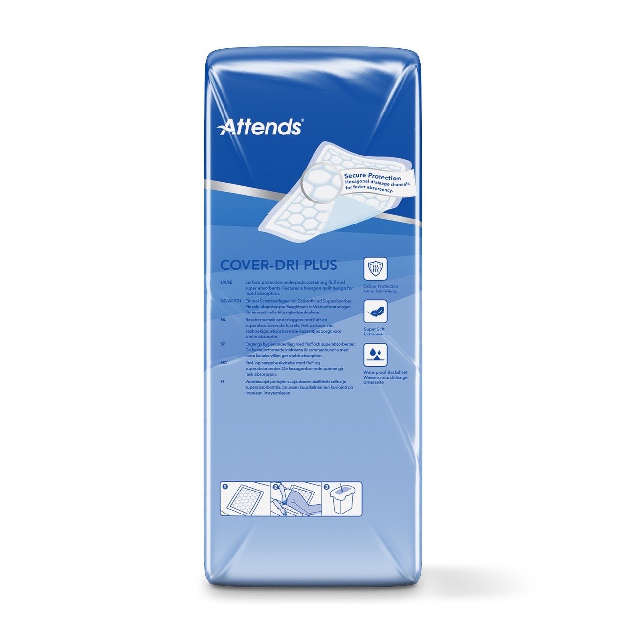 Attends Cover - Dri PLUS 60 x 90 cm Disposable Bed Pads - 50 pack - Discount Medical