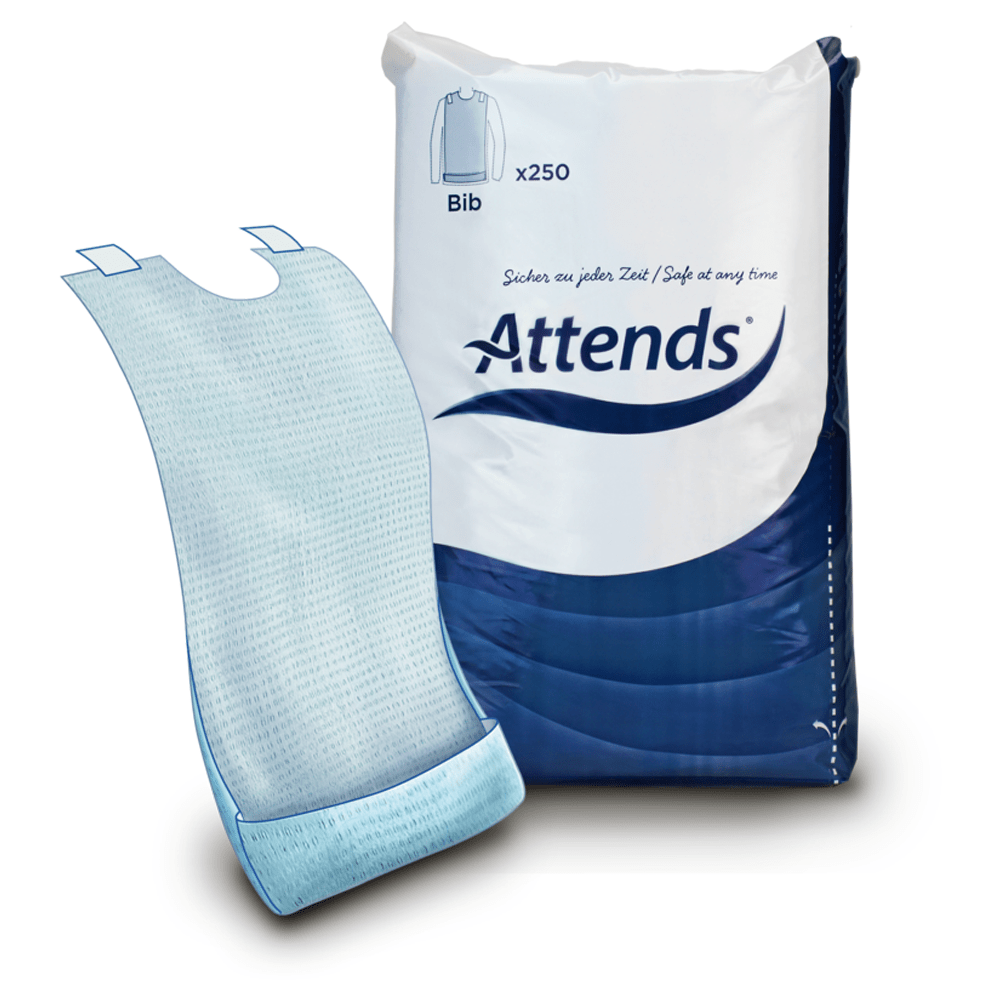 Attends Disposable Adult Bibs - Pack of 250 - Discount Medical