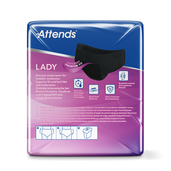 Attends Lady Protective Incontinence Underwear 3L Large - Pack of 10 - Discount Medical