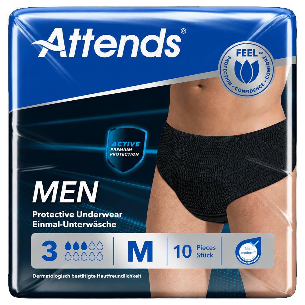 Attends Men Protective 3M (900ml) 10 Pack - Discount Medical