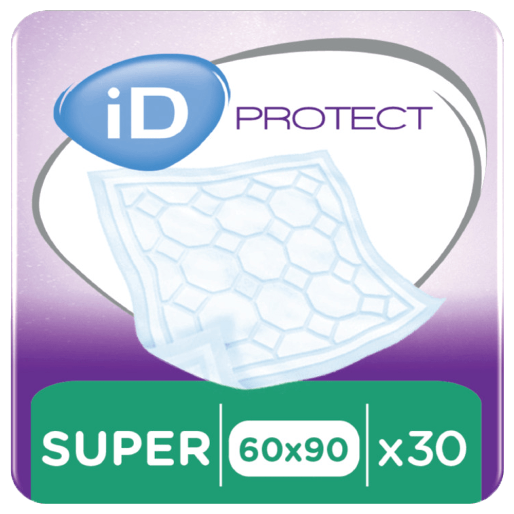 iD Protect Super 60 x 90 cm (1500ml) Disposable Bed Pads - 30 Pack - Discount Medical