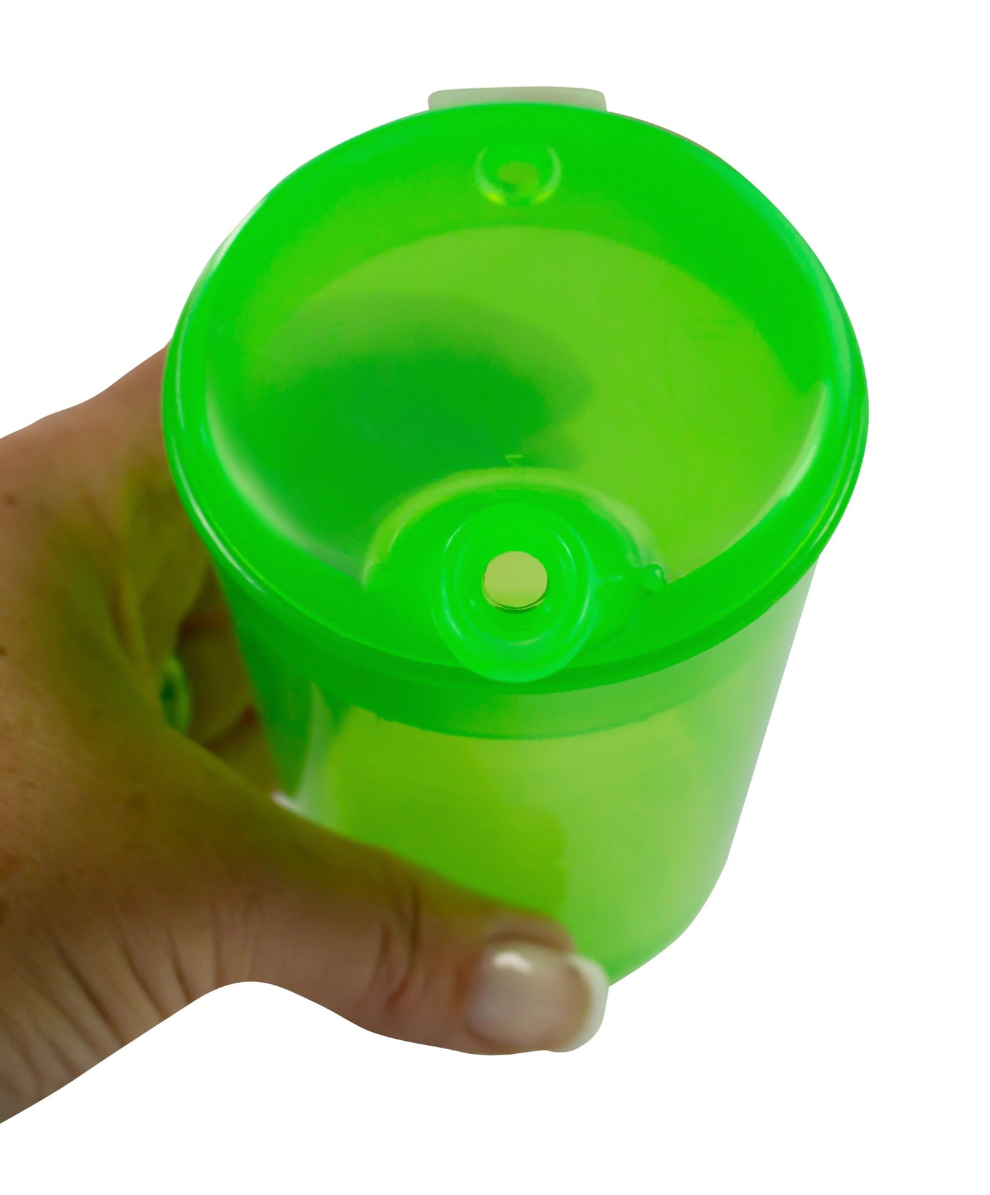 Medi - Inn Adult Drinking Beaker Green 250ml with lid 12 x 10mm Spout - Discount Medical