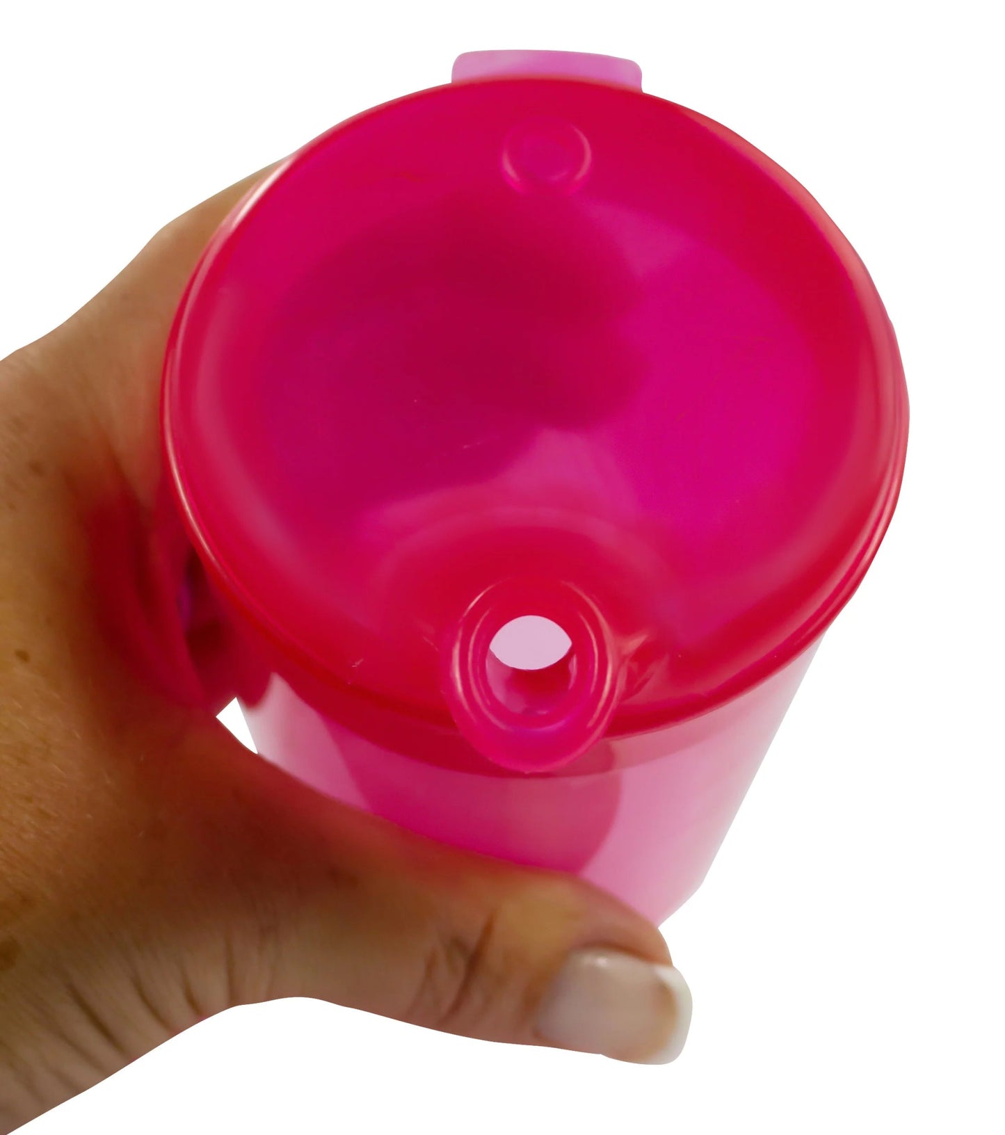 Medi - Inn Adult Drinking Beaker Red 250ml with lid 12 x 10mm Spout - Discount Medical