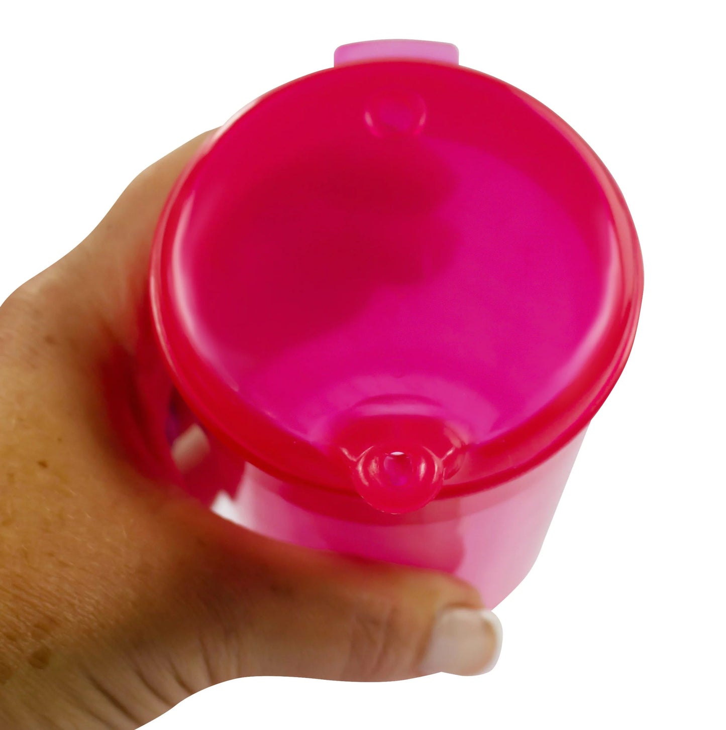 Medi - Inn Adult Drinking Beaker Red 250ml with lid 4 x 4mm Spout - Discount Medical