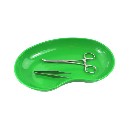 Medi - Inn Green Plastic Kidney Dish - Discount Medical