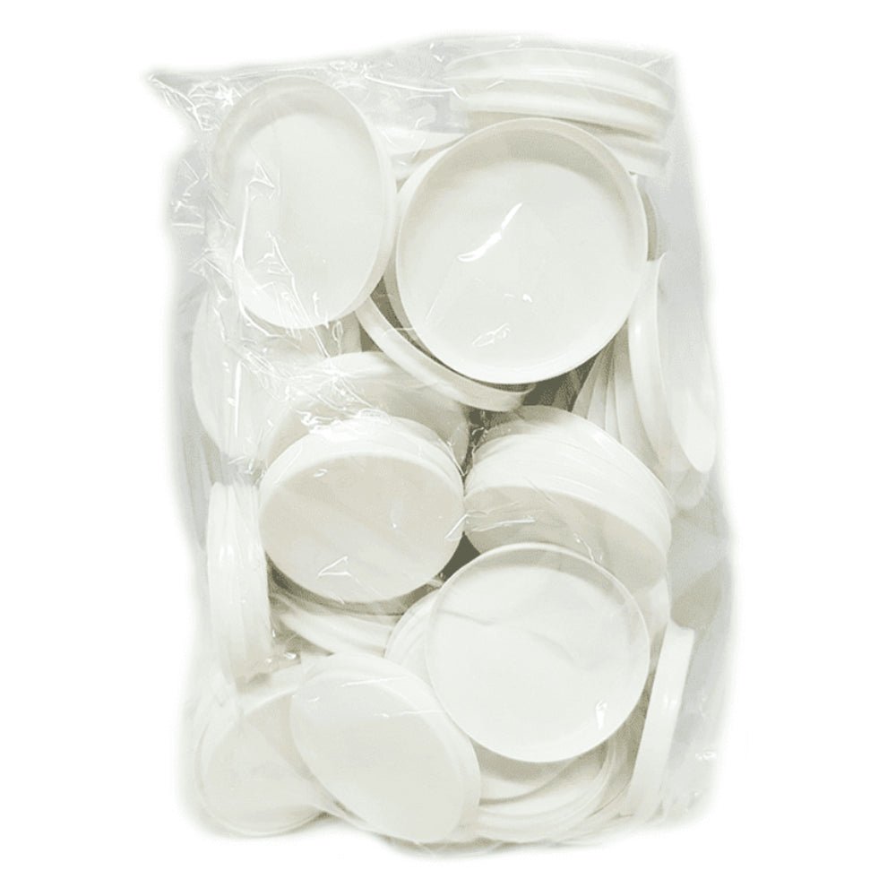 Medi - Inn Premium PP Medicine Cup Lids White - 80 Pack - Discount Medical