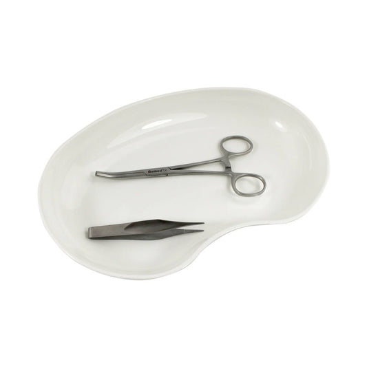 Medi - Inn White Plastic Kidney Dish - Discount Medical