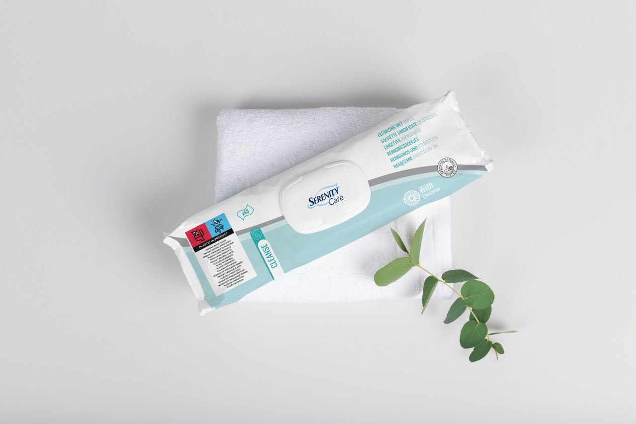 Serenity Care Cleansing Wet Wipes - 63 Pack - Discount Medical