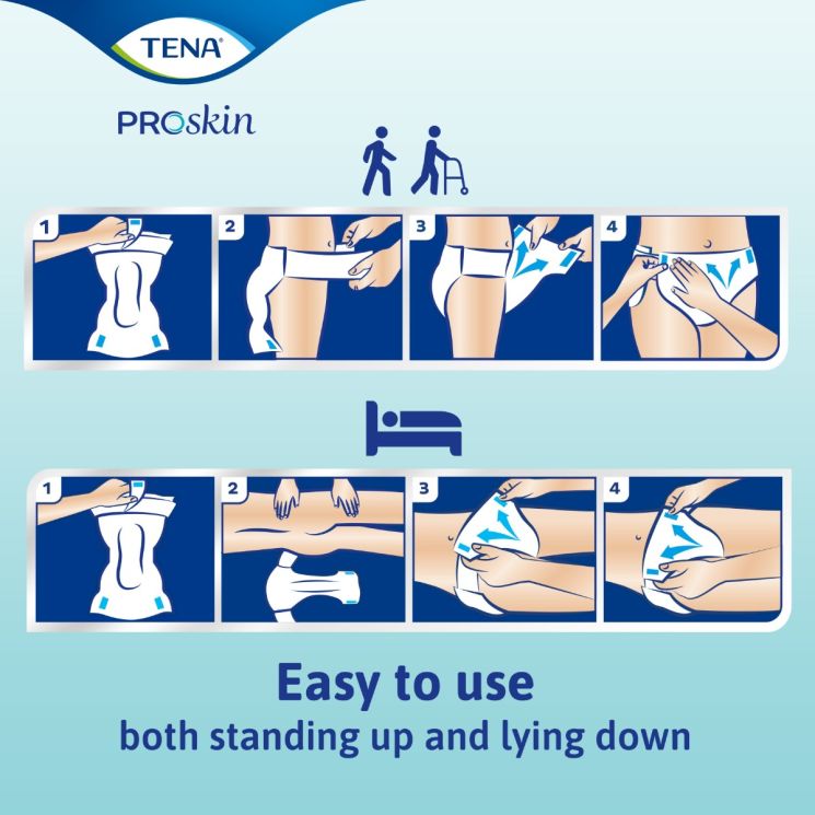 TENA ProSkin Flex Super Large (2500ml) 30 Pack - Discount Medical