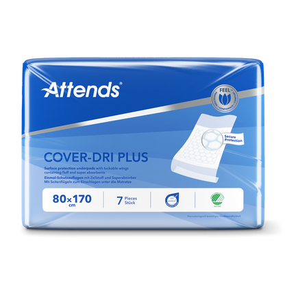Attends Cover-Dri Plus 80 x 170cm (1783ml) Pack of 7