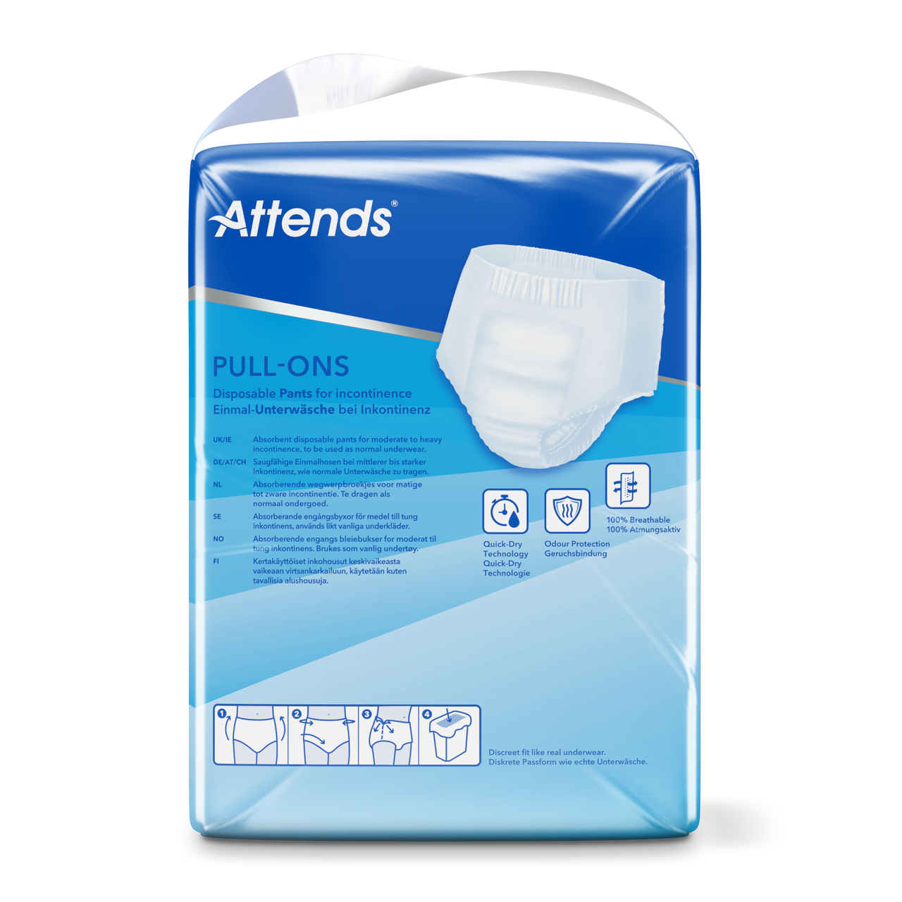 Attends Pull-Ons 6XXS - Pack of 18