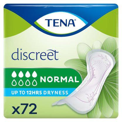 TENA Lady Discreet Normal (349ml) 6 Packs of 12