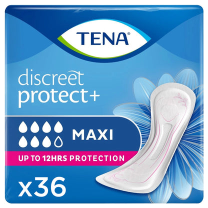 TENA Lady Discreet Protect+ Maxi (730ml) 6 Packs of 6