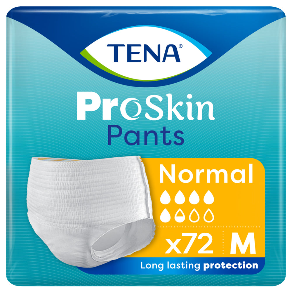 TENA ProSkin Pants Normal Medium (900ml) 4 Packs of 18