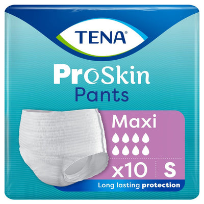 TENA ProSkin Pants Maxi Small (2499ml) 10 Pack