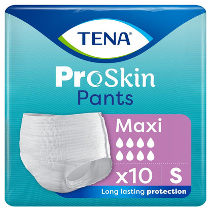 TENA ProSkin Pants Maxi Small (2499ml) 10 Pack
