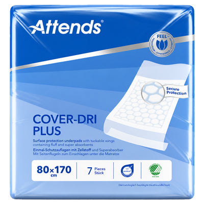 Attends Cover-Dri Plus 80 x 170cm (1783ml) Pack of 7