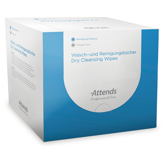 Attends Dry Cleansing Wipes - Pack of 150