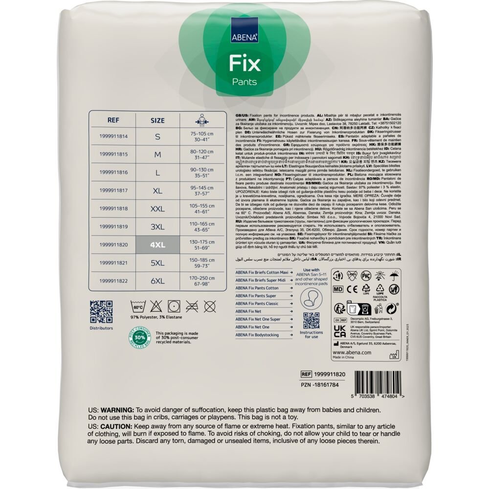 ABENA Fix Pants Super 4XL - 3 Pack - Discount Medical
