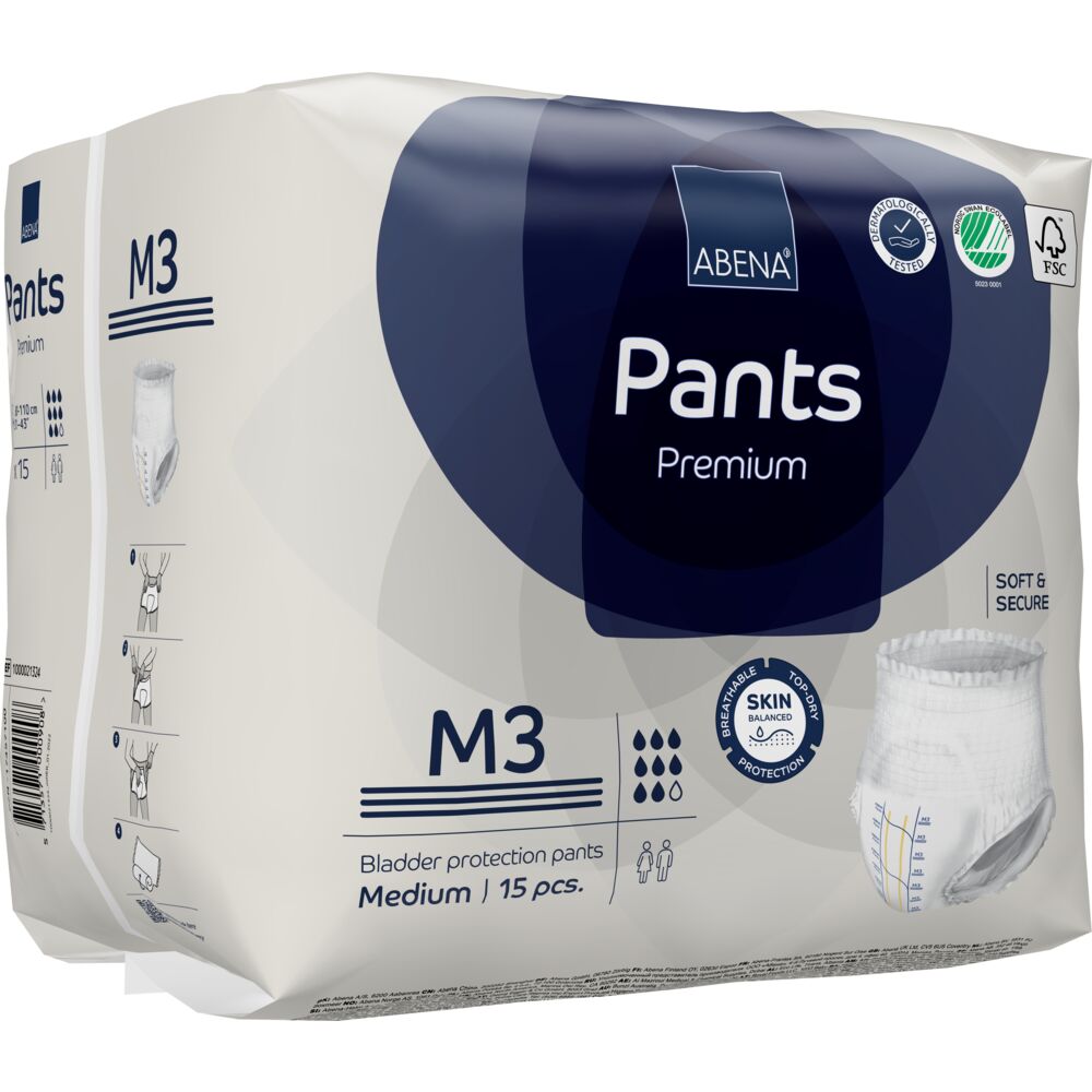 ABENA Pants Premium M3, Medium - 15 Pack - Discount Medical