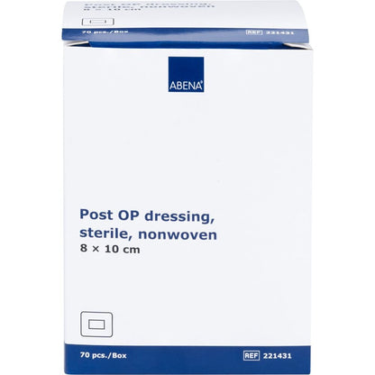ABENA Post-OP Dressing, Sterile Latex-Free 8x10cm - Pack of 70 - Discount Medical