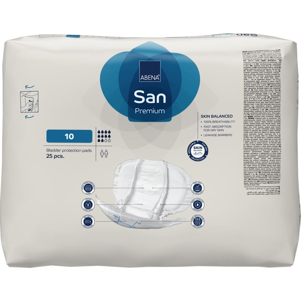 ABENA San Premium 10 - 25 Pack - Discount Medical