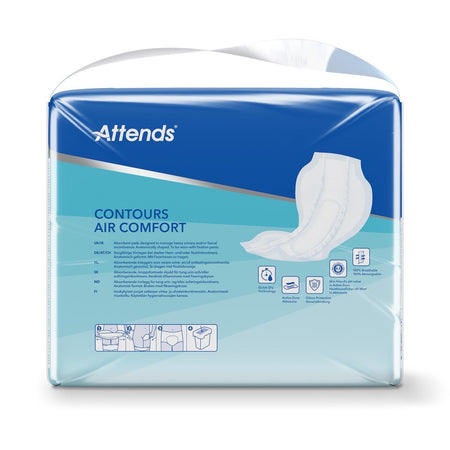 Attends Contours Air Comfort 8, Large Shaped Pads - Pack of 28 - Discount Medical