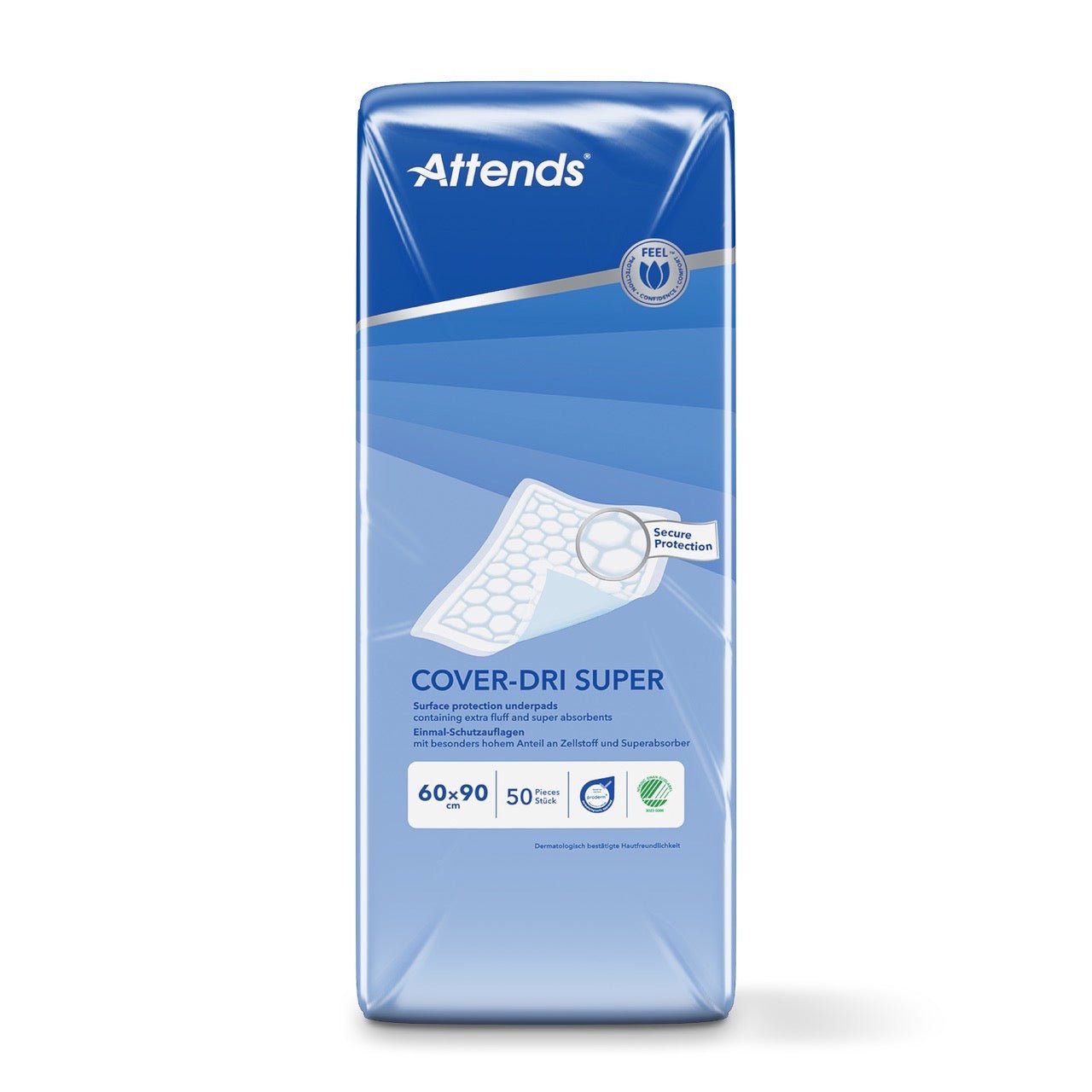 Attends Cover - Dri SUPER 60 x 90 cm Disposable Bed Pads - 50 pack - Discount Medical