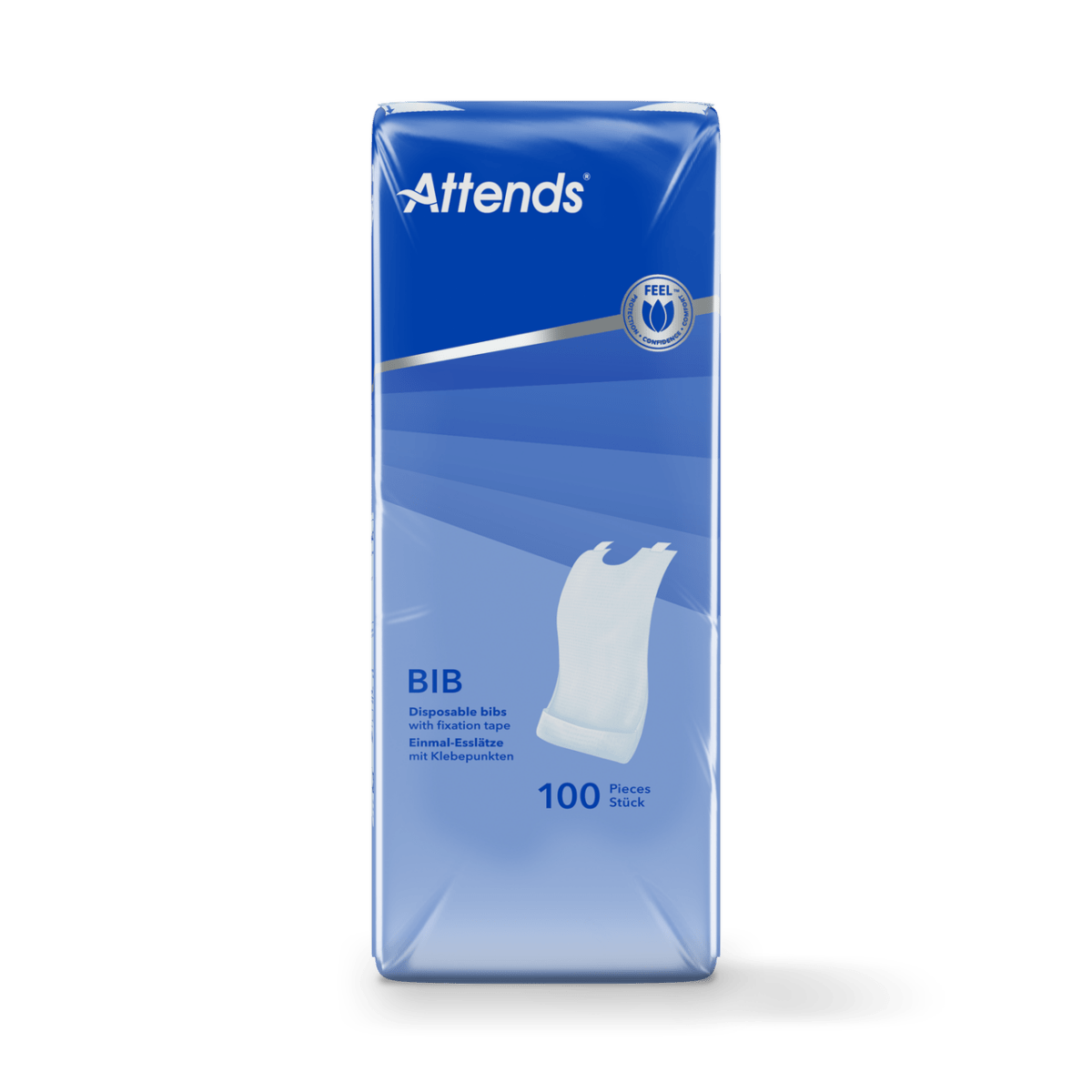 Attends Disposable Adult Bibs - Pack of 100 - Discount Medical