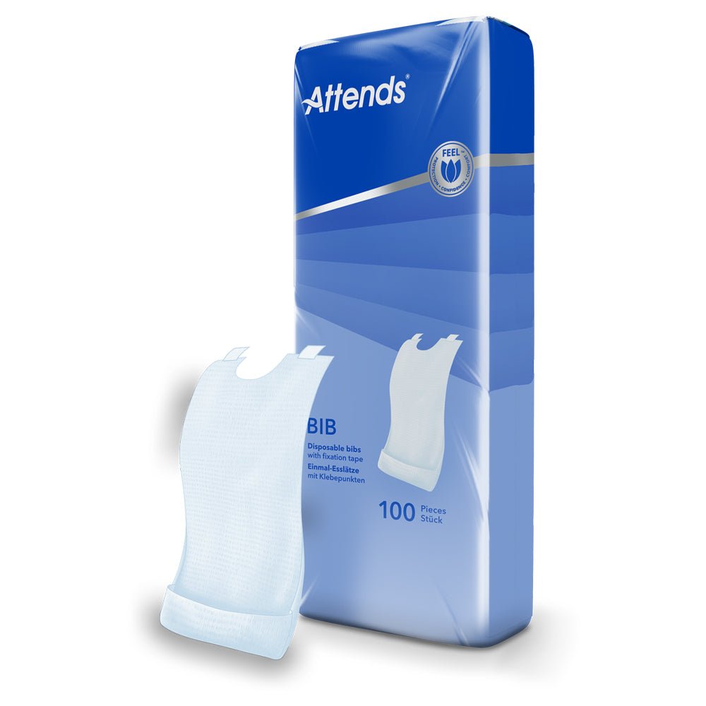 Attends Disposable Adult Bibs - Pack of 100 - Discount Medical