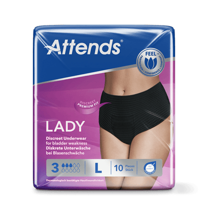 Attends Lady Protective Incontinence Underwear 3L Large - Pack of 10 - Discount Medical