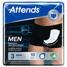 Attends Men 3 Protective Absorbent Shield - 10 Pack - Discount Medical
