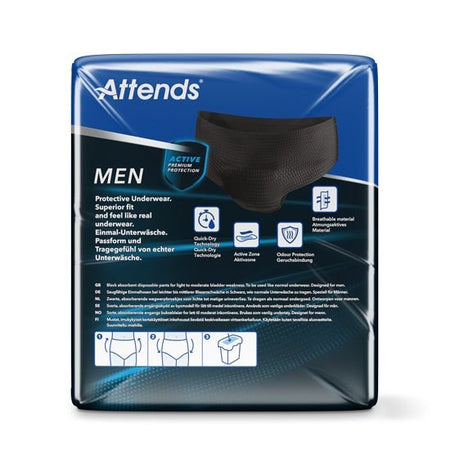 Attends Men Protective Incontinence Underwear 3M Medium - Pack of 10 - Discount Medical