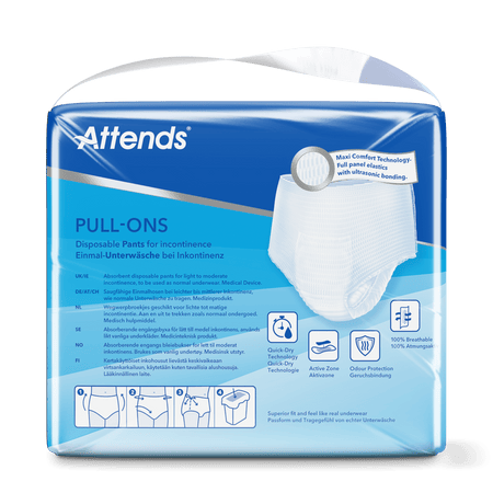 Attends Pull - Ons 6M - Pack of 18 - Discount Medical