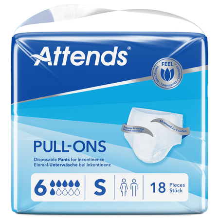 Attends Pull - Ons 6S - Pack of 18 - Discount Medical