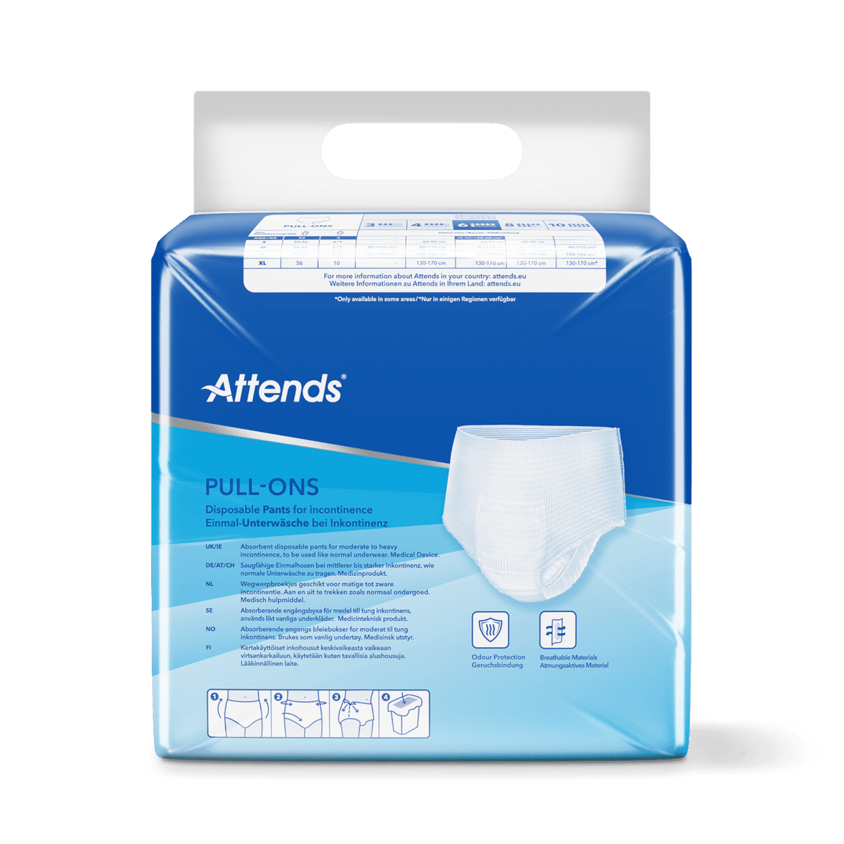 Attends Pull - Ons 6XS - Pack of 22 - Discount Medical