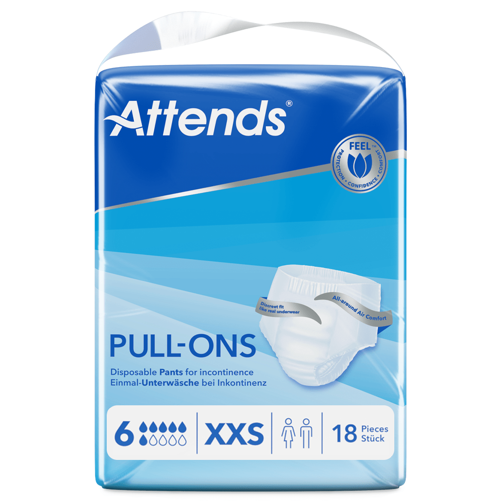 Attends Pull - Ons 6XXS - Pack of 18 - Discount Medical