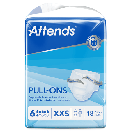 Attends Pull - Ons 6XXS - Pack of 18 - Discount Medical