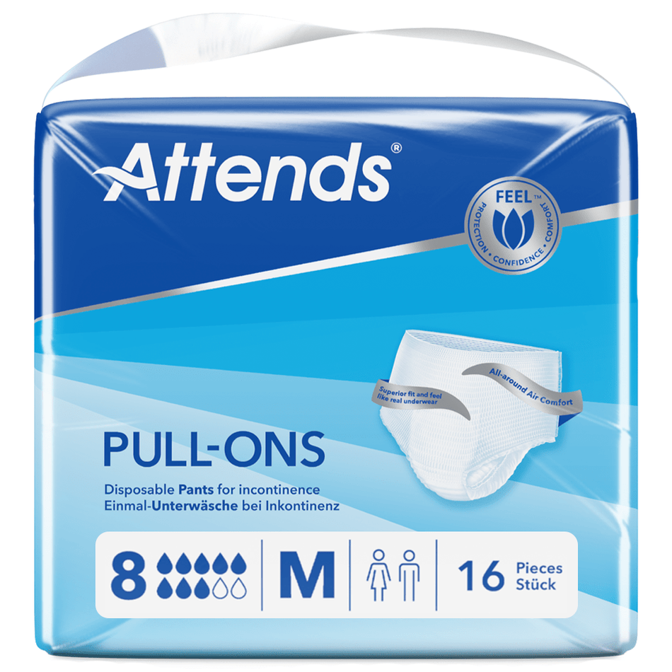 Attends Pull - Ons 8M - Pack of 16 - Discount Medical