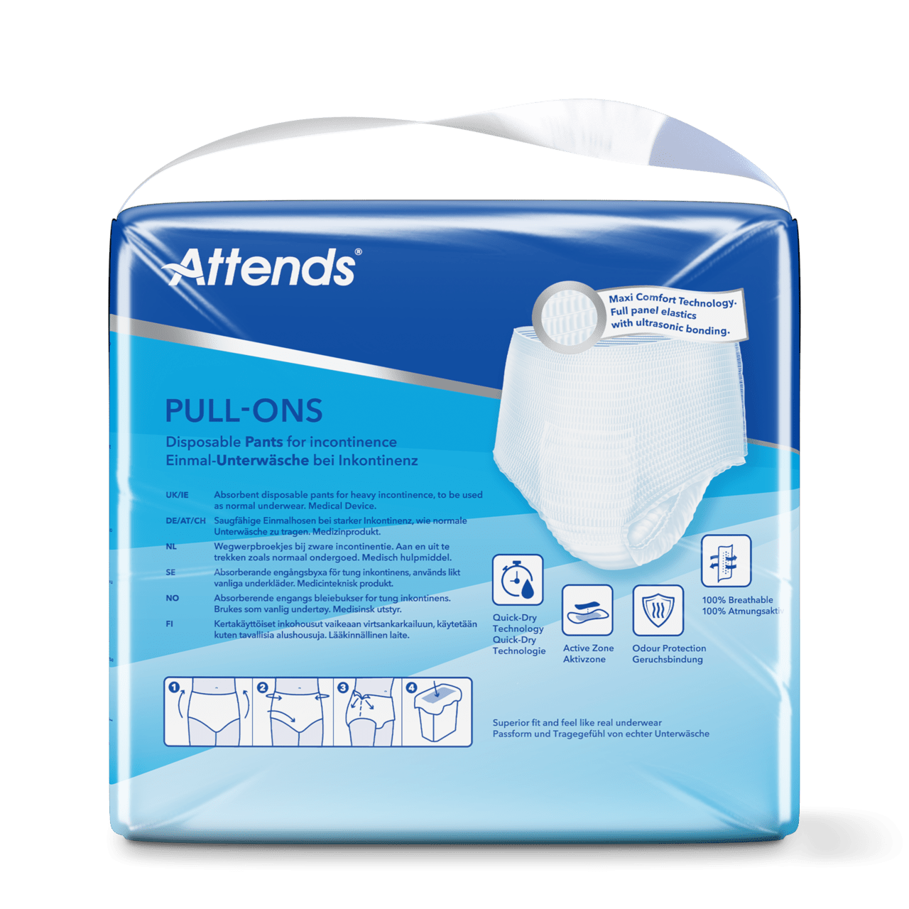 Attends Pull - Ons 8XL - 14 Pack - Discount Medical