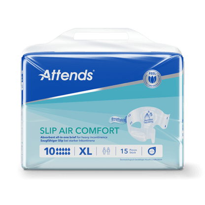 Attends Slip Air Comfort 10 Extra Large - 15 Pack - Discount Medical