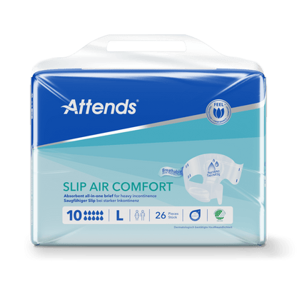 Attends Slip Air Comfort 10 Large - 26 Pack - Discount Medical