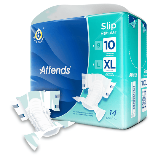 Attends Slip Regular 10 XL, Extra Large - 14 Pack - Discount Medical