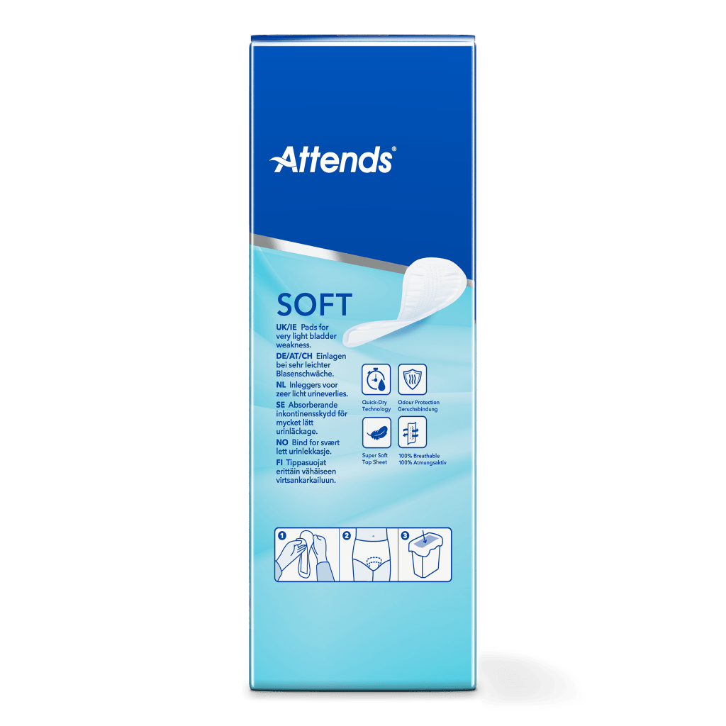 Attends Soft 0 Ladies Ultra Mini Incontinence Pads - 28 Pack - Discount Medical