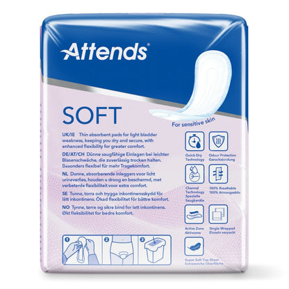 Attends Soft 3 (454ml) 8 Packs of 10 - Discount Medical