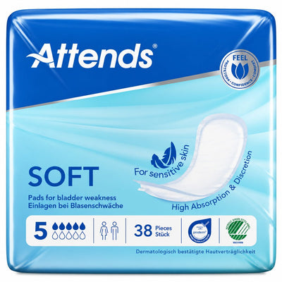 Attends Soft 5 (933ml) 38 Pack