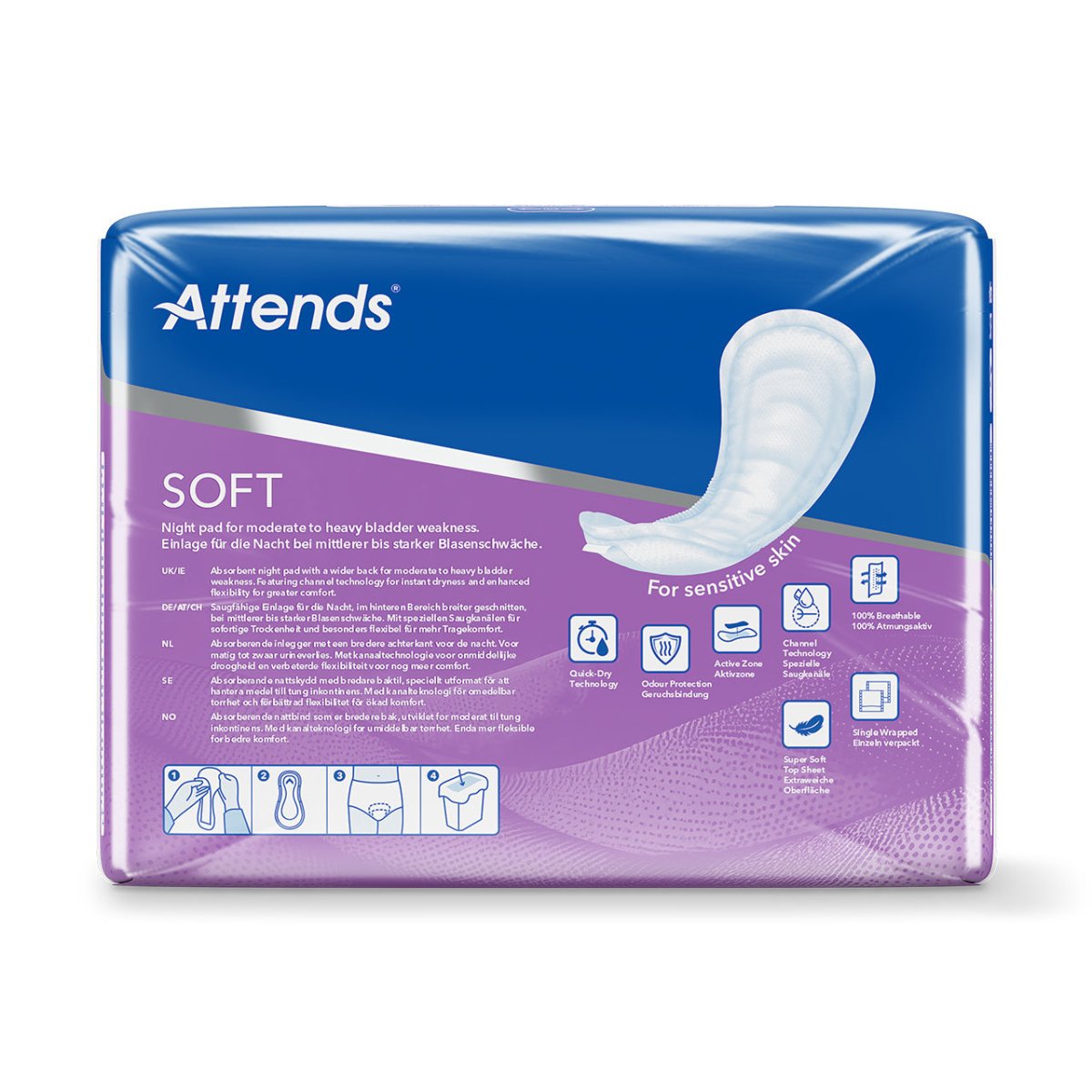 Attends Soft 6 Night (1000ml) 30 Pack - Discount Medical